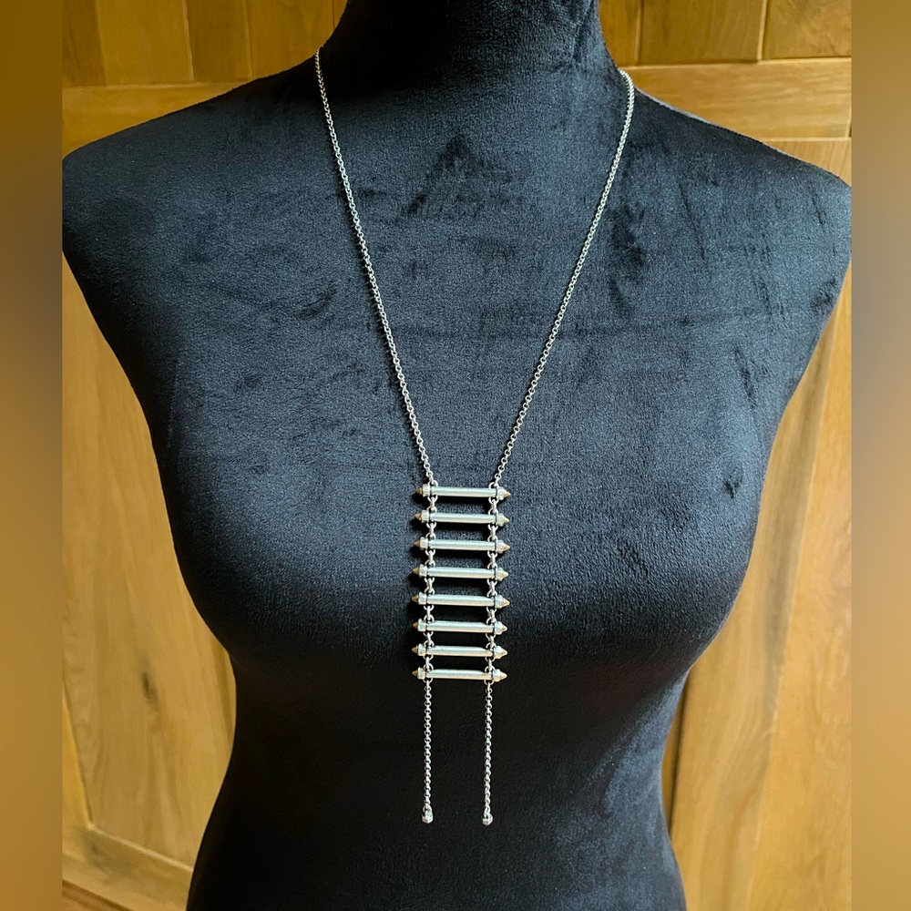 Lucky Brand rare spike and bar necklace